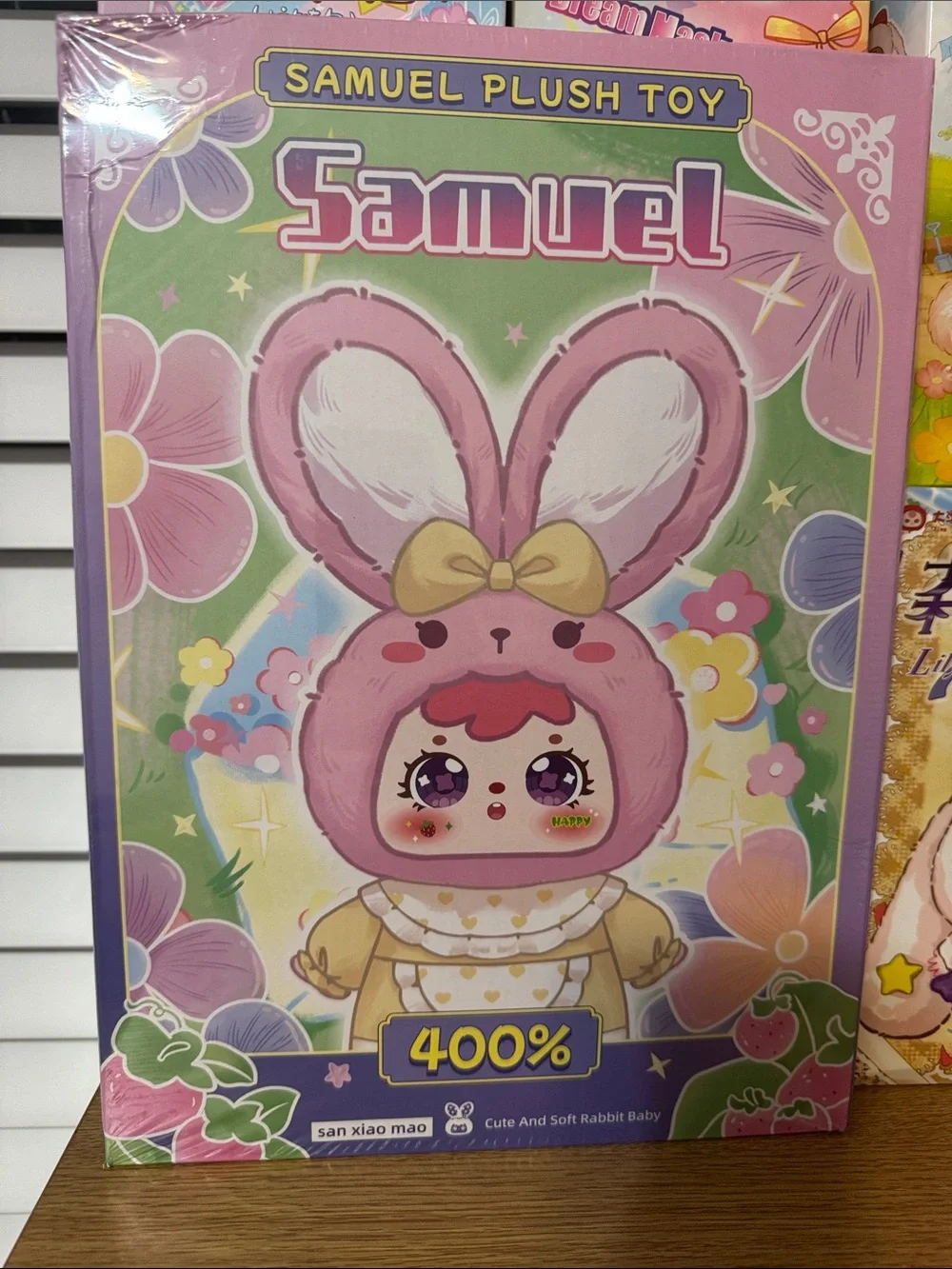 Samuel Plush Toy - Pink Rabbit Costume Plush